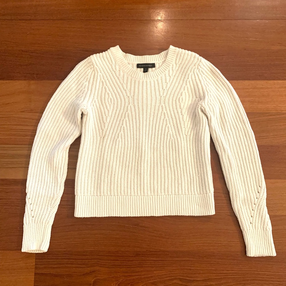 Banana Republic Boxy Crew Neck Sweater